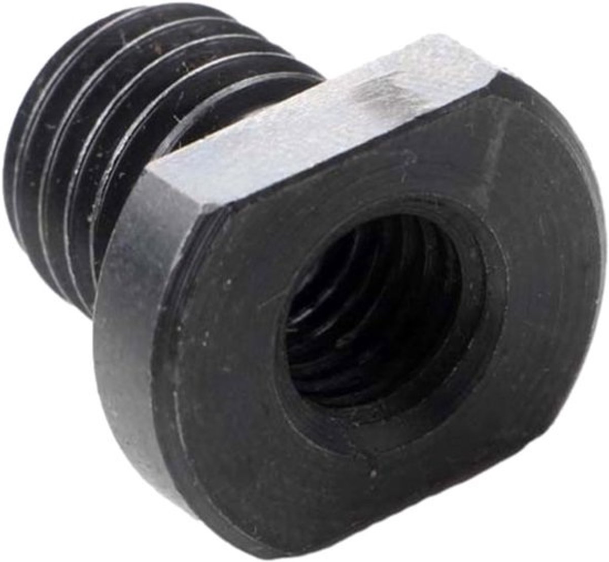 Conversieadapter - Spindeladapter - Voor haakse slijper - Koolstofstaal - Constructie - M10 naar M14/M16 - Zwart