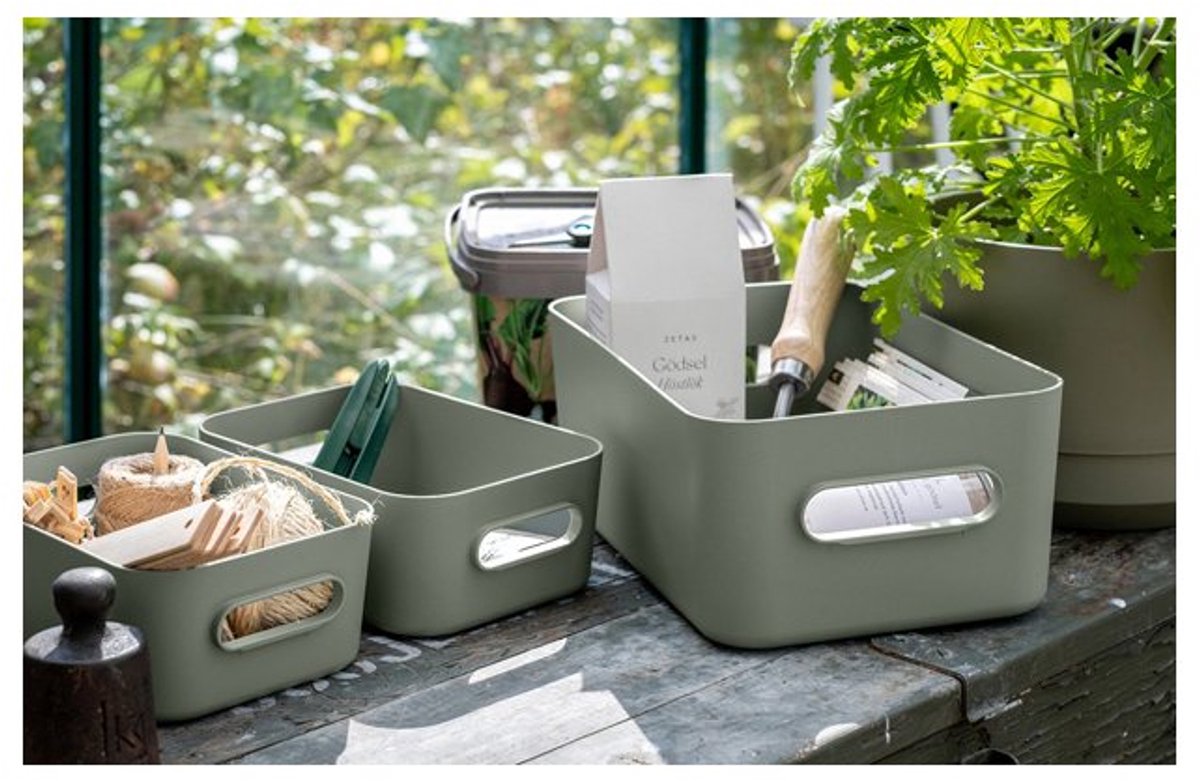 smartstore opbergbox Comfort M, mosgroen, 5,3 liter