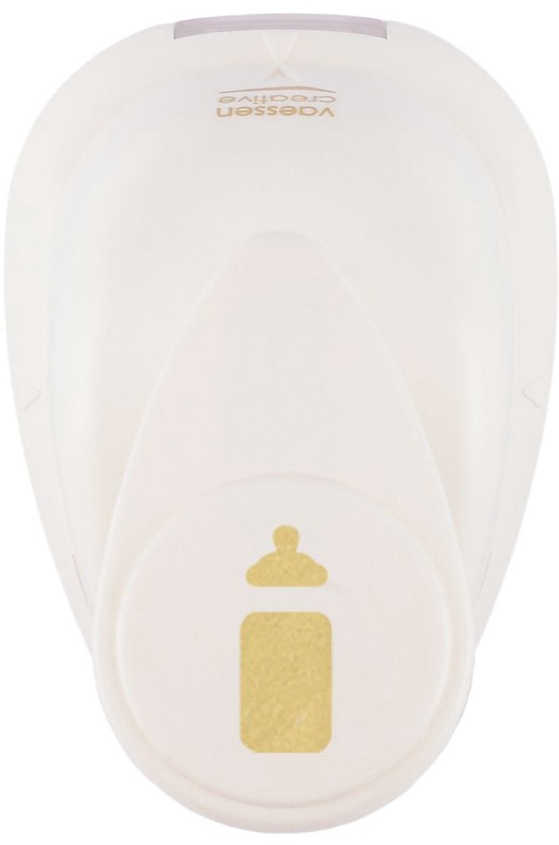 Vaessen Creative Pons - Figuurpons - Babyfles - 1,5 x 0,6 cm
