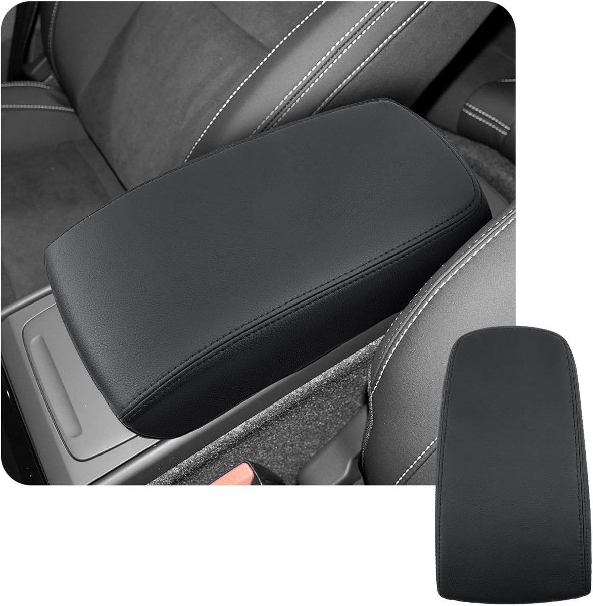 Armsteun cover voor Volvo XC40 C40 Recharge 2018-2025 - faux leer - waterdicht - eenvoudig schoon te maken - ShopVlot