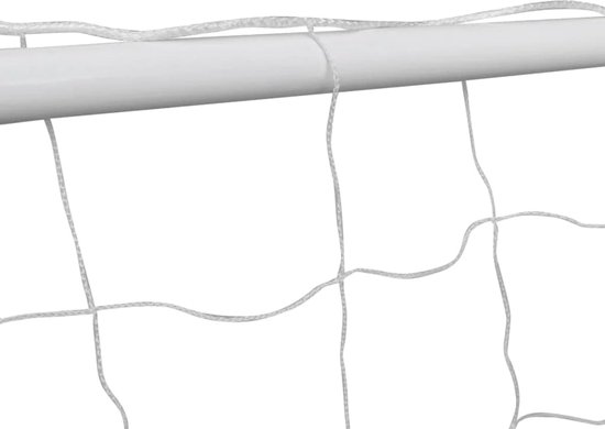 Doelen, set van 2 met net, 182 x 61 x 122 cm, robuust voetbaldoel voor tuin en training, weerbestendig stalen frame voor kinderen en volwassenen — afbeelding 4