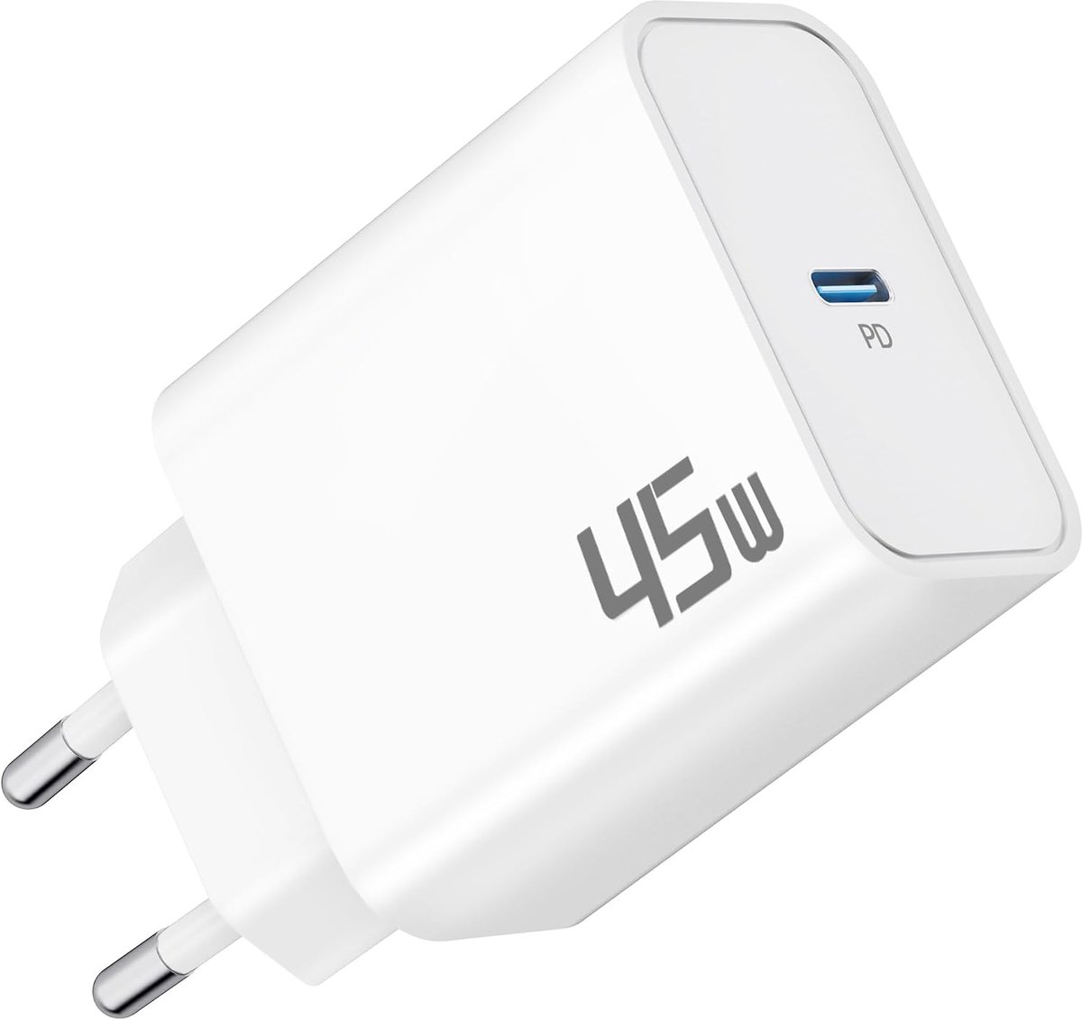 45W USB C Oplader Snellader voor Google Pixel 10/9/9 Pro XL Fold, 8/Pro/8a/7/7a/6/6a/5/4/3, iPhone 16 15, MacBook Air/Pro, Samsung S25 S24 S23 Ultra, USB-C Snelle Lader Fast Charging Adapter Plug