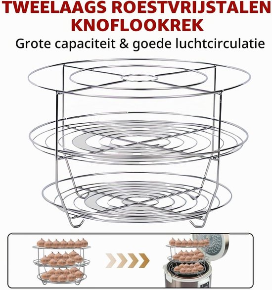 Fermentatiemachine voor Zwart Knoflook, 5L Fermentatiebox met RVS Stand, Snelle 168 Uur Fermentatie voor Knoflook, Yoghurt en Groenten — afbeelding 3