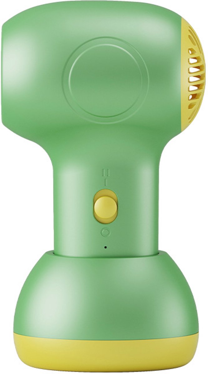 Draadloze Baby Haardroger, Oplaadbare Mini Föhn voor Baby’s en Kinderen, 2 Werkstanden, Stil, Zachte Warmte, Draagbaar voor Thuis, Reizen en Kamperen (groen)