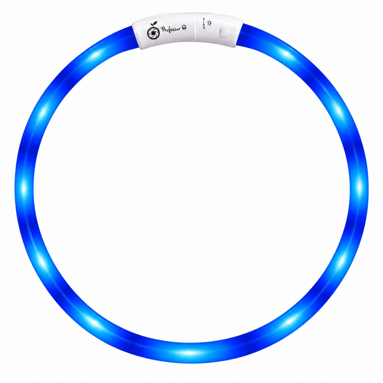 Bol.com LED Halsband Hond - Lichtgevende Halsband Hond - Blauw - XL - USB Oplaadbaar aanbieding