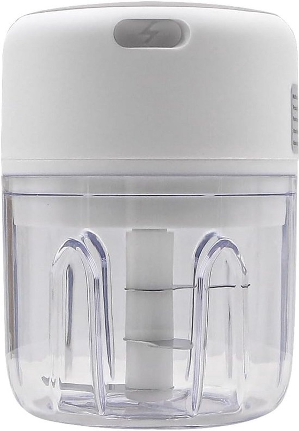 Draadloze elektrische keukenhakker 250ML - USB-oplaadbaar voor groenten, noten en vlees