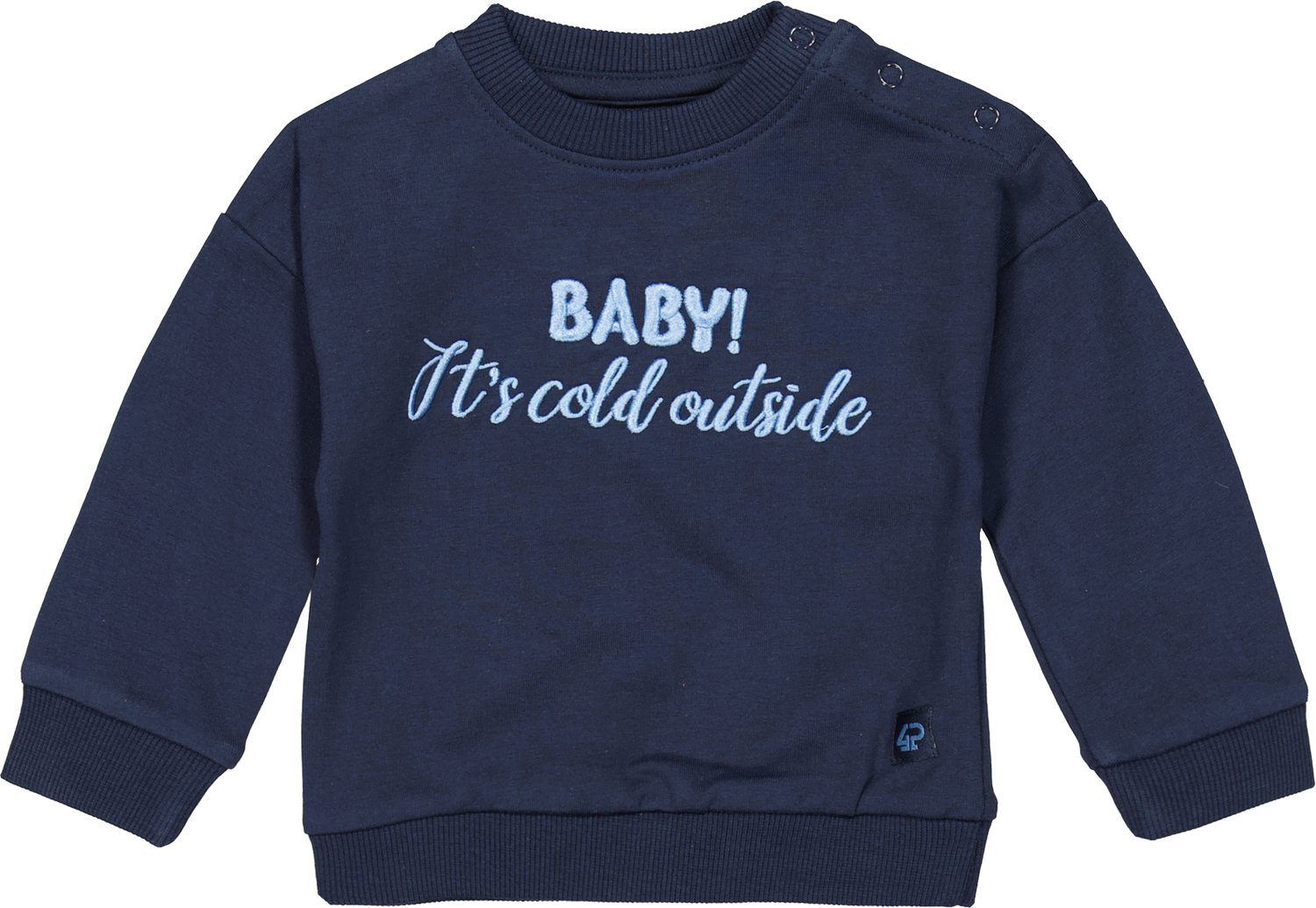 4President Jongens Sweater Jack - Navy Blazer