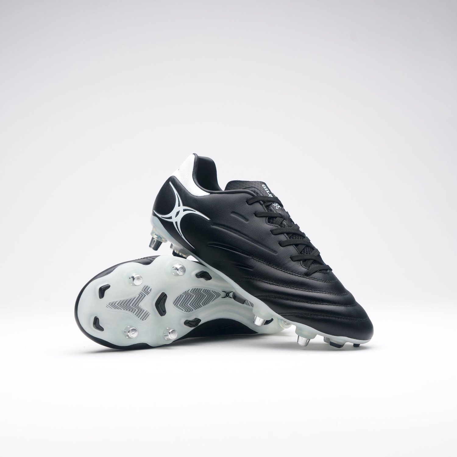 Gilbert rugby schoenen zwart maat 8.5 - Icon 6S Boots.