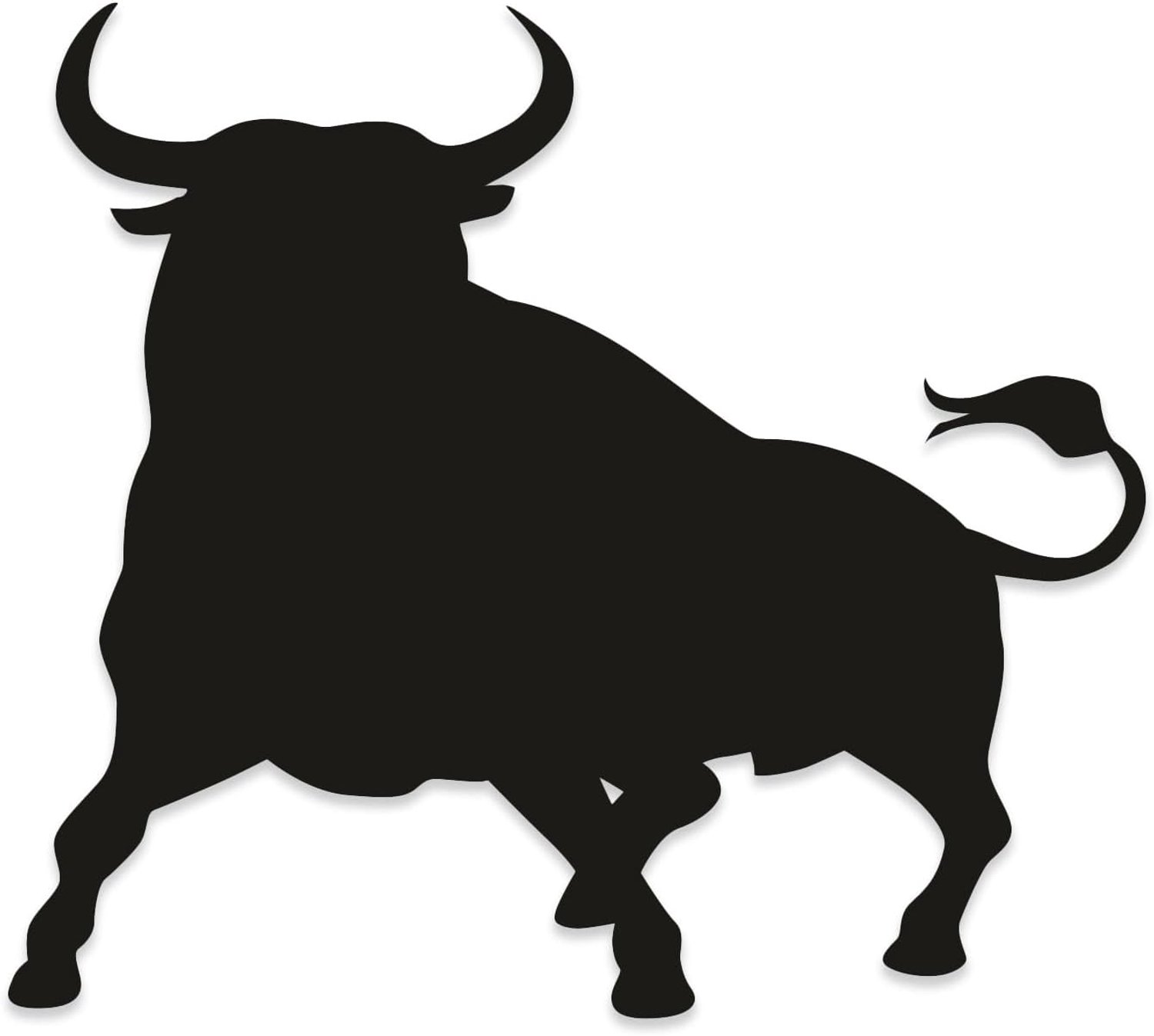 Taurus sticker 11x10cm - hoge kwaliteit folie - UV- en weerbestendig - perfect voor auto - ShopVlot