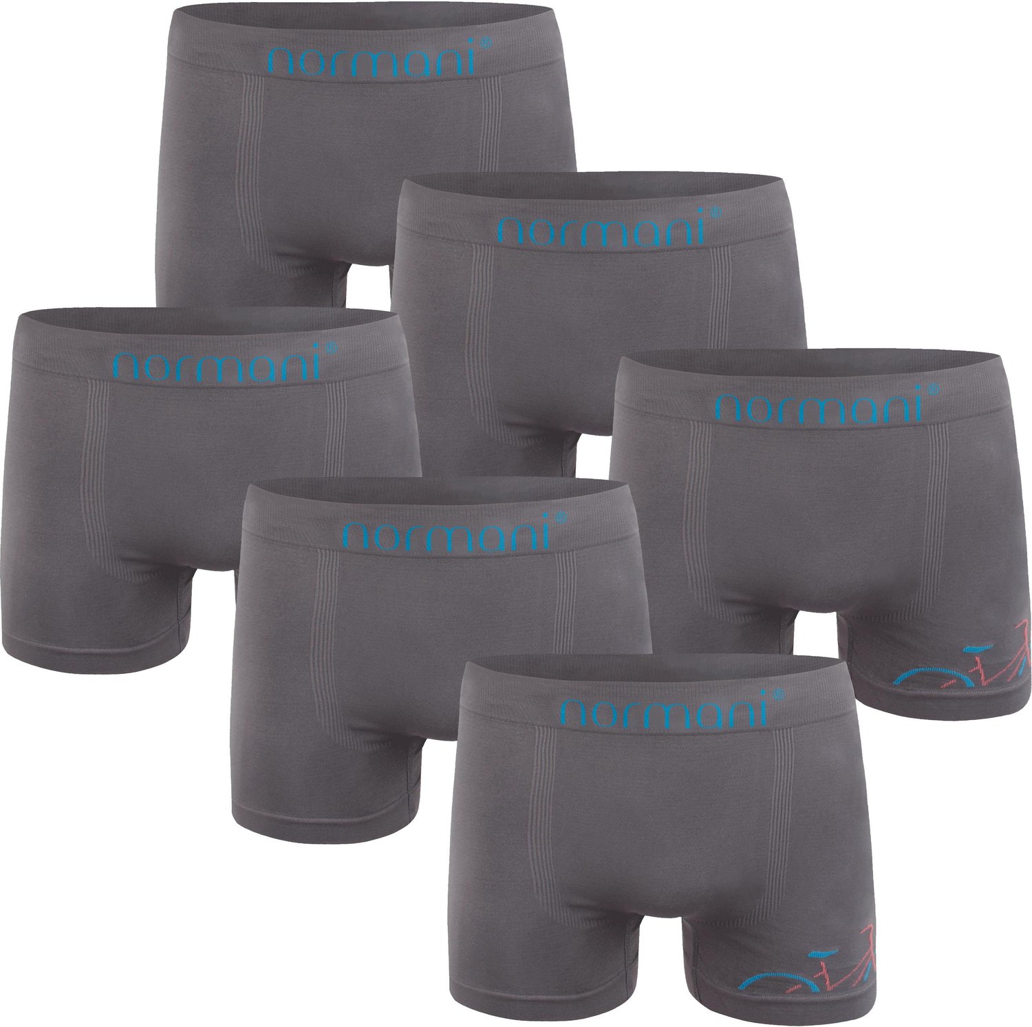 6 stuks microvezel-boxershorts voor heren van nylon