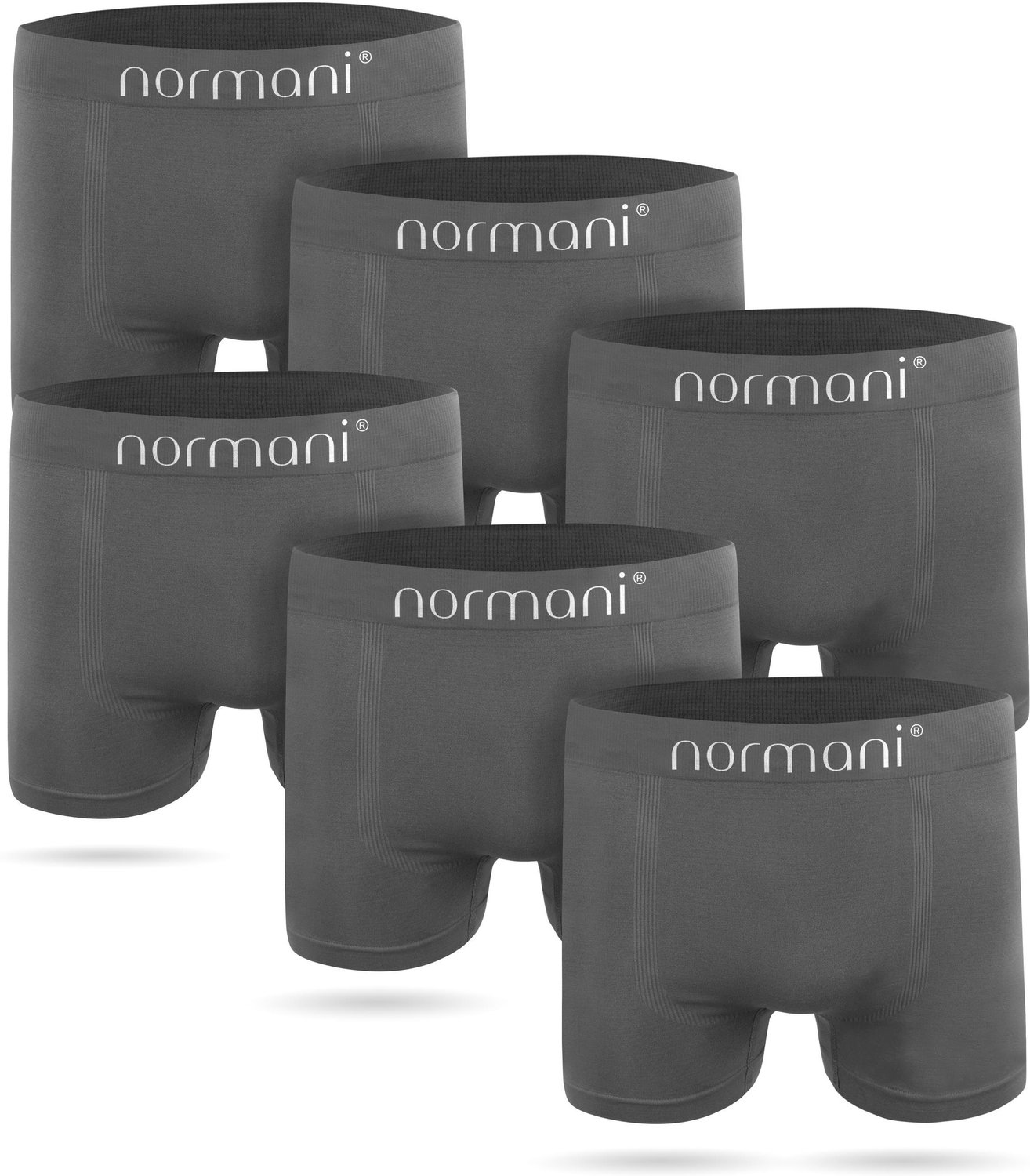 6 stuks microvezel-boxershorts voor heren van nylon