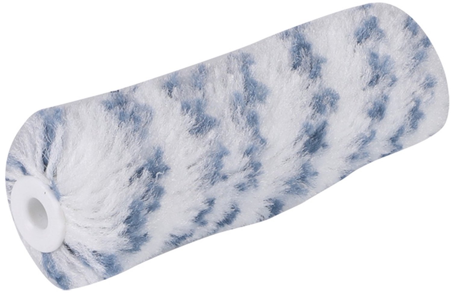 Copenhagen Pro Dualon Muurverfroller - 10 cm Breed - 13 mm Poolhoogte - Gemaakt van Polyamide - Geschikt voor Matig tot Ruwe Ondergronden - Verfroller Set van 10 Stuks - Kleur Wit/Blauw