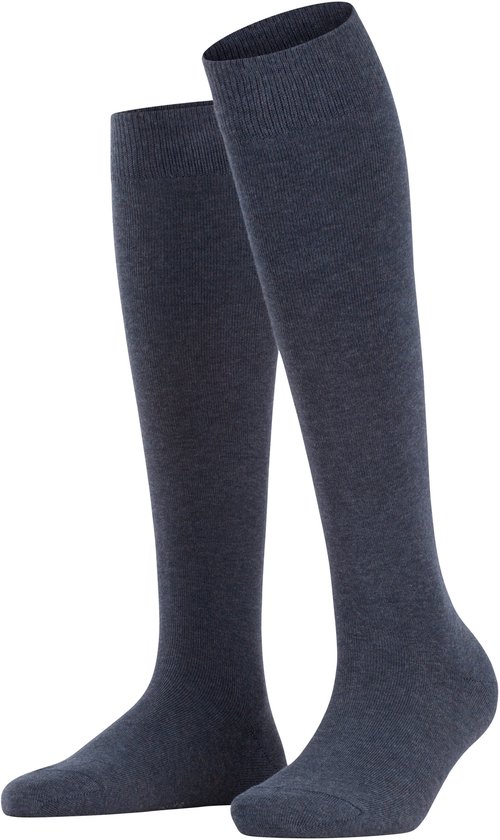 Donkerblauwe kniekousen van Esprit met een comfort tailleband.