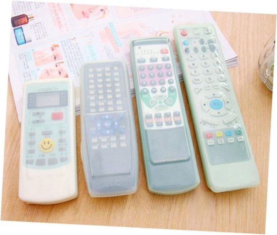 3 Stuks Tv-afstandsbedieningshoes Universele Afstandsbedieningsbeschermhoes Siliconen Hoes Eenvoudig Batterij Vervangen — afbeelding 5