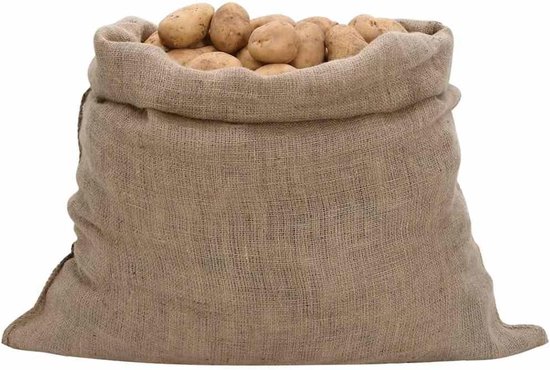 30 stuks jute zakken, 100 x 110 cm, grote jute stoffen zak voor tuinieren, opslag en plantenbescherming, robuuste jute zak voor oogst — afbeelding 5