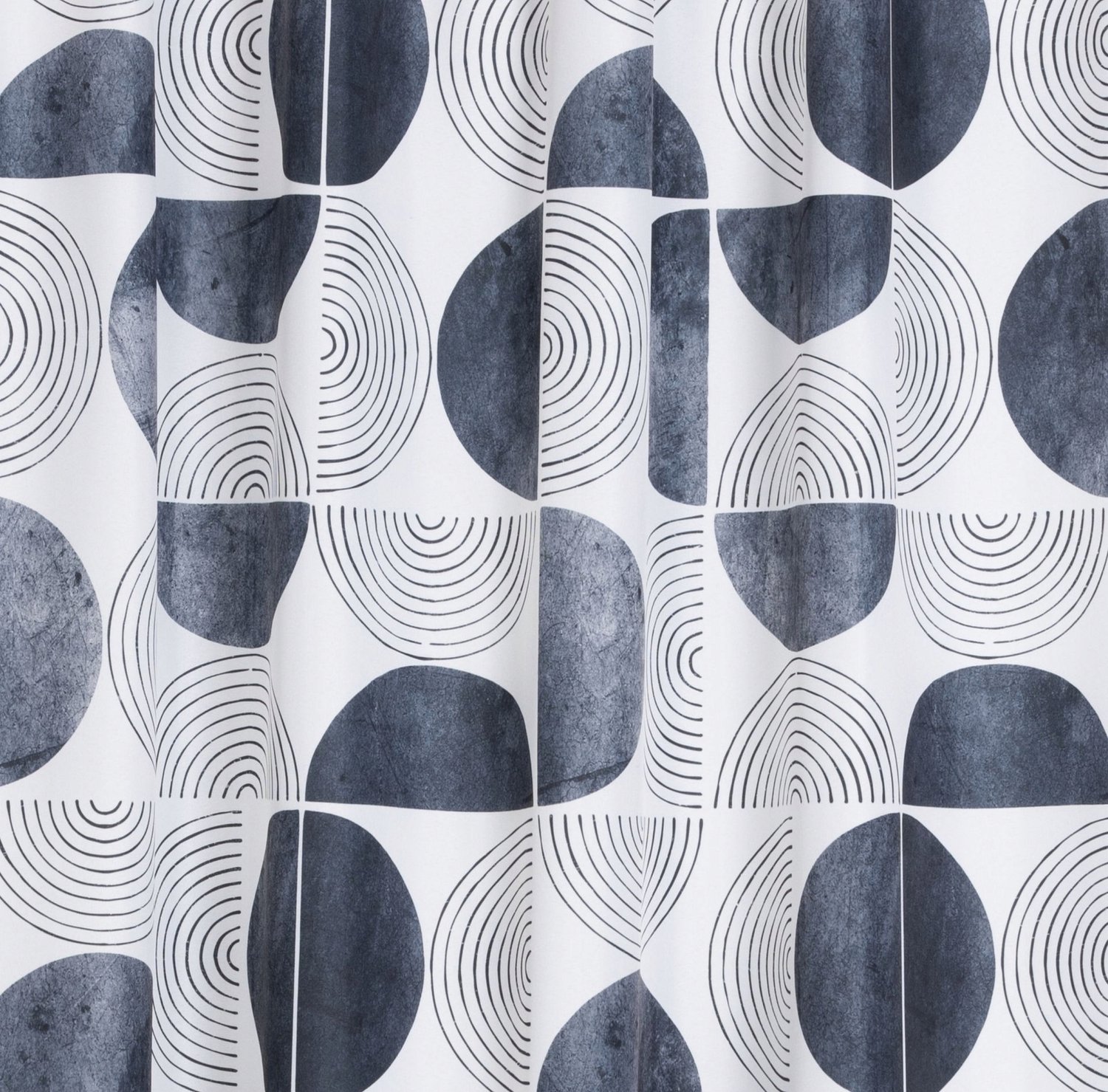 Decoratieve Gordijn MALMO 140x260 cm Grijs met Tunnel en Plooiband