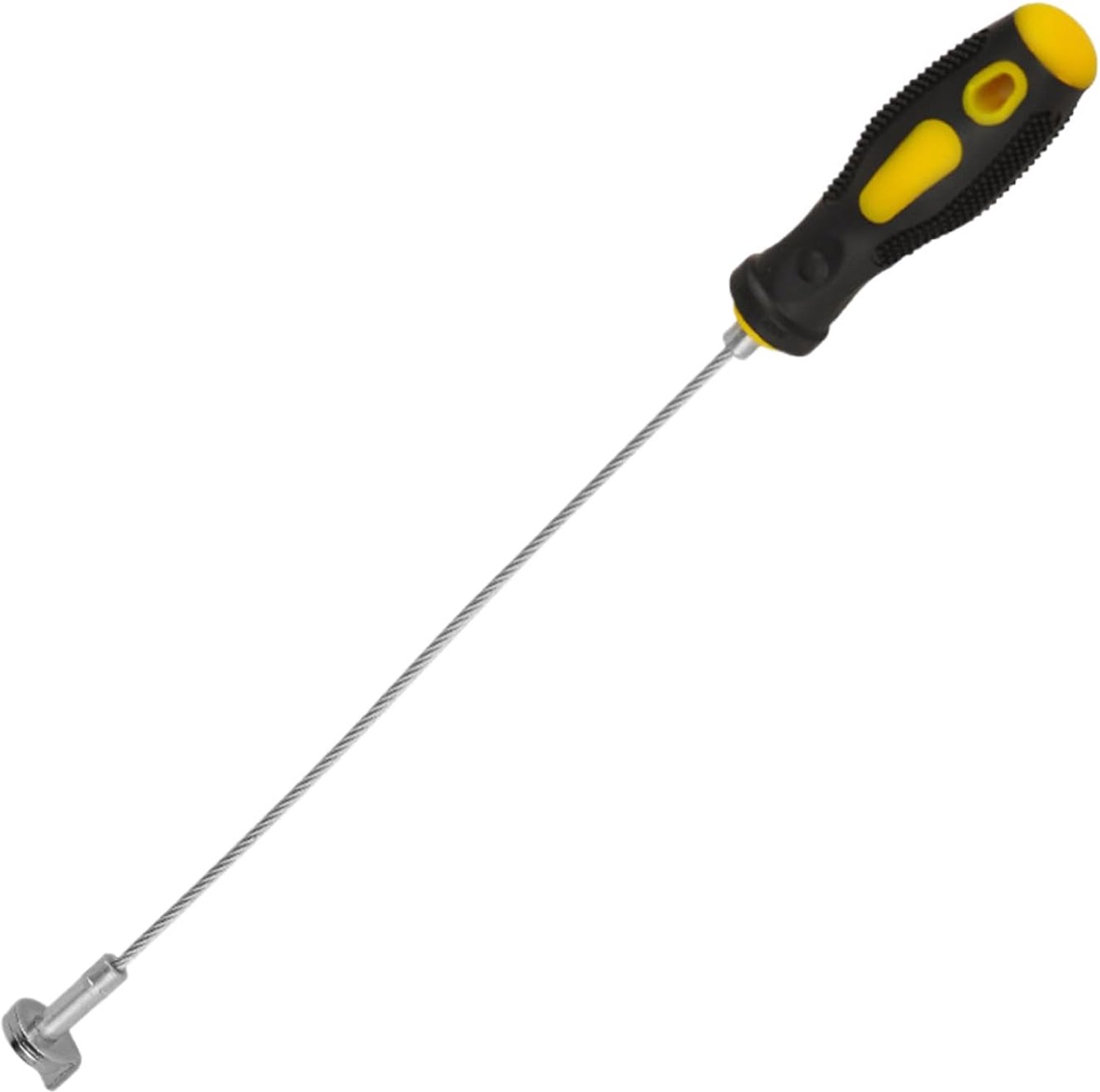 Générique Oil Drain Plug Removal Tool - Magnetisch Anti-Scald Flexibele Wrench | Antislip Olie Afvoer Plug Remover voor Auto's met Stalen Draadstang en Rubber Handvat Verschillende Geïmporteerde
