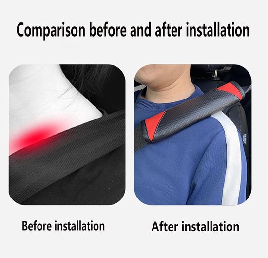 2 stuks autoveiligheidsgordel-schouderkussens voor Opel/Vauxhall/Agila/Antara/Ampera/Astra/Corsa/Crossland/Insignia, comfortabele stoelgordel, bekleding, beschermt hals, schouder — afbeelding 4