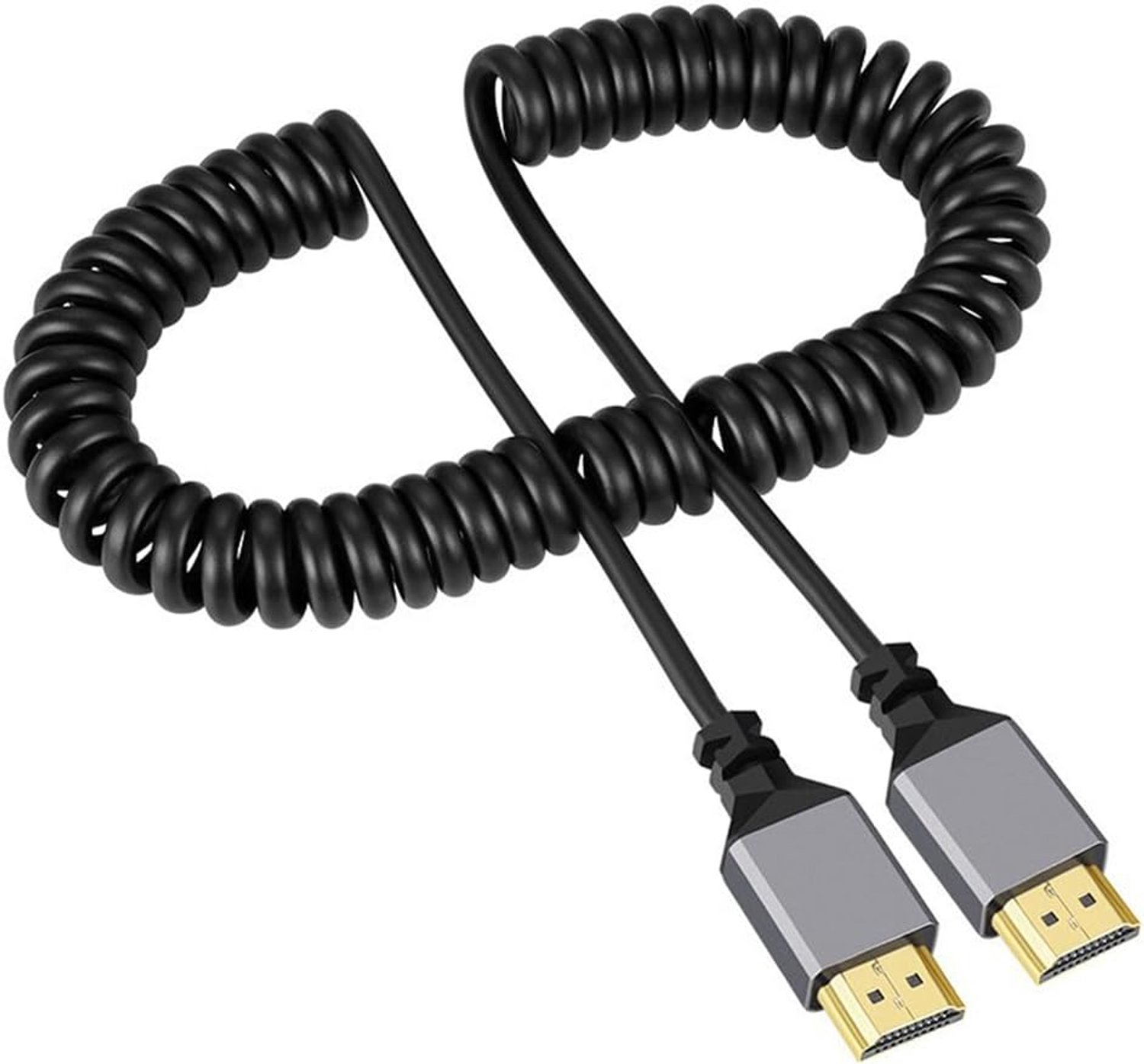 xiwai 4 K 60 hz HDMI Mannelijke naar HDMI 1.4 Mannelijke Stretch Gerolde Kabel Rechte Connector voor HDTV Monitor Computer Laptop