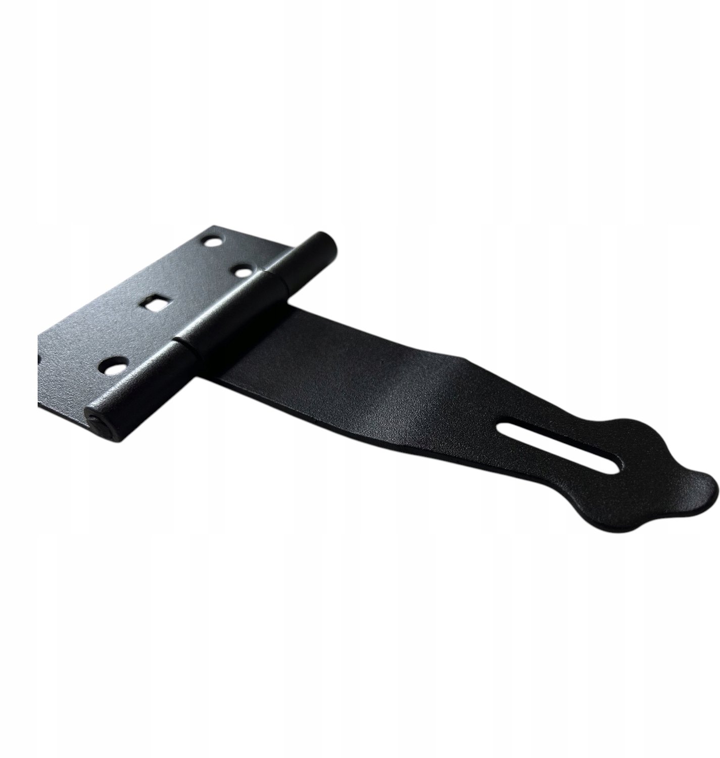 Robuuste Hangslotbeugel met Sluiting voor Deuren - Zwart Mat