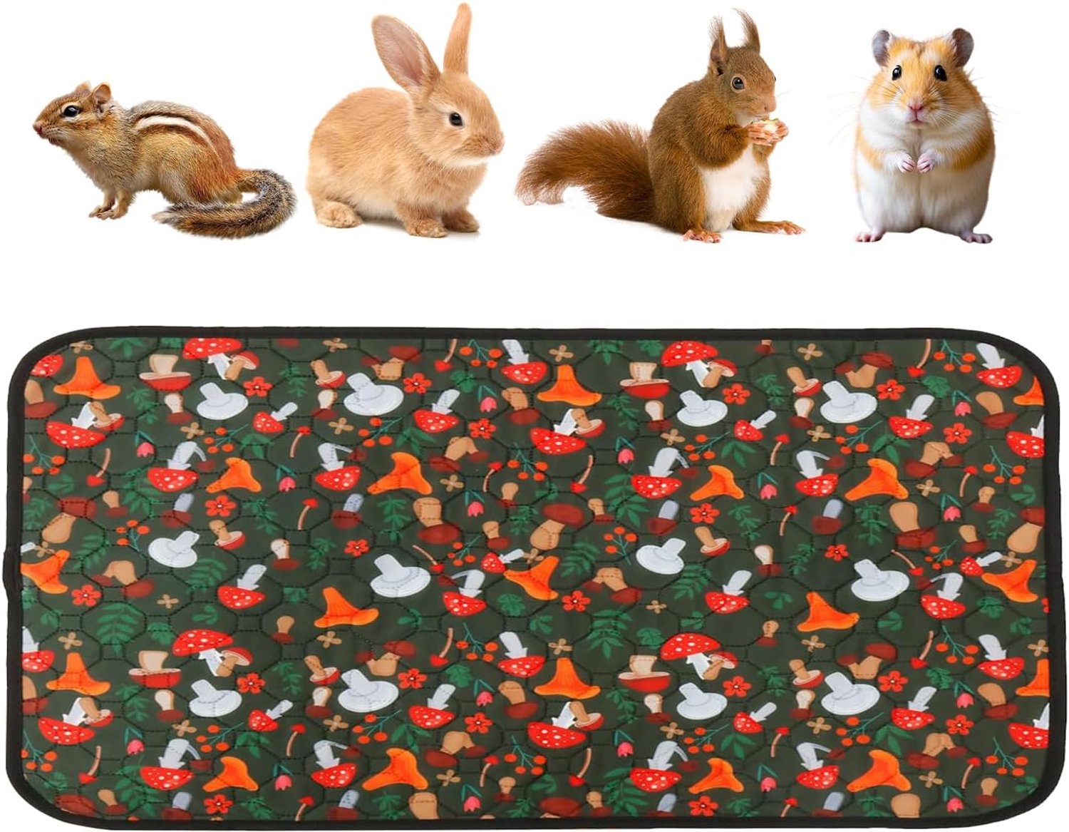Guinea Pig Cage Liner, Reusable Absorbent Guinea Pig Pee Pads, Air Dried Pee Pad, Waterproof Guinea Pigs Non-Slip Mat - ShopVlot