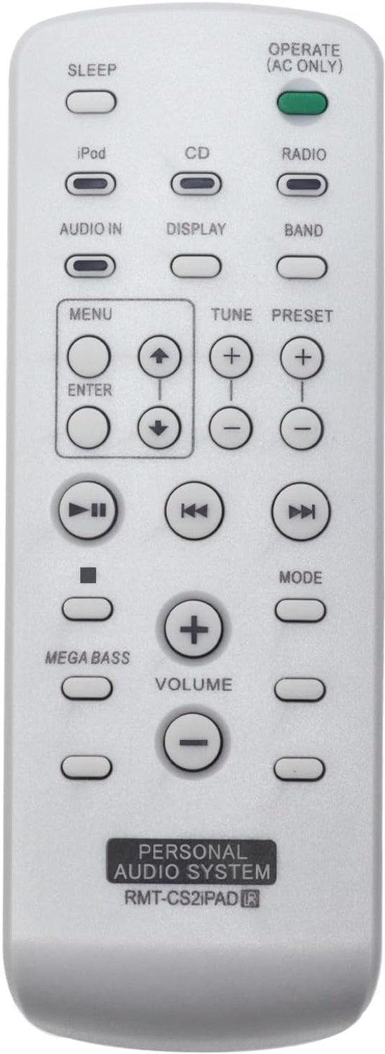 AULCMEET RMT-CS2iPAD Replacement Remote Control Compatible with Sony Hifi Soundbar Home Speaker Audio System ZS-S2iP - ShopVlot
