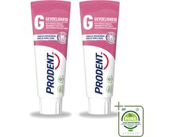 Prodent 2 x – Tandpasta – Gevoeligheid – Pro-Zinc Technologie – 75 ml - Grootverpakking - Gevoelige Tanden - Gevoelig Tandvlees - Pro-Zinc - Antibacteriële Werking - Mondverzorging