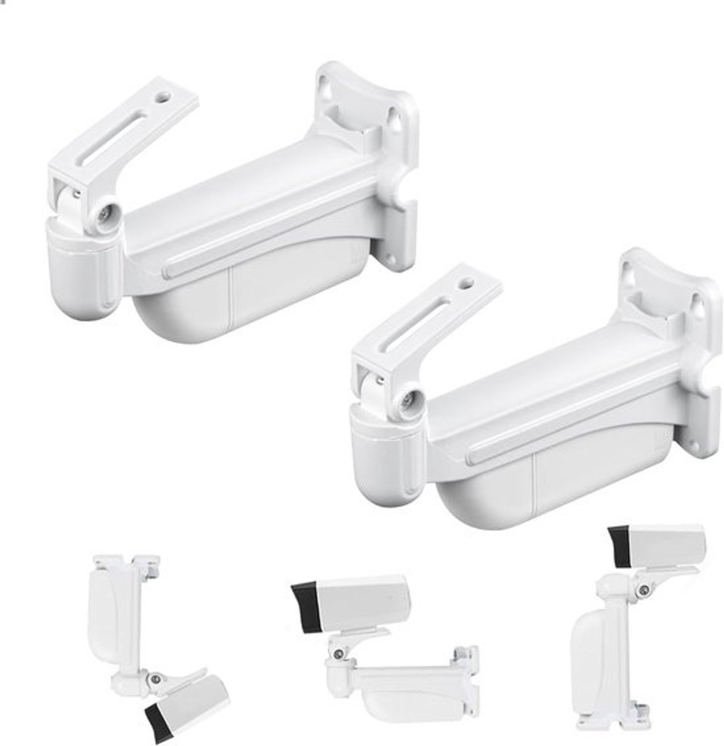 Universele camerawandhouderset - 2 stuks - Verstelbare beugel - voor binnen en buiten