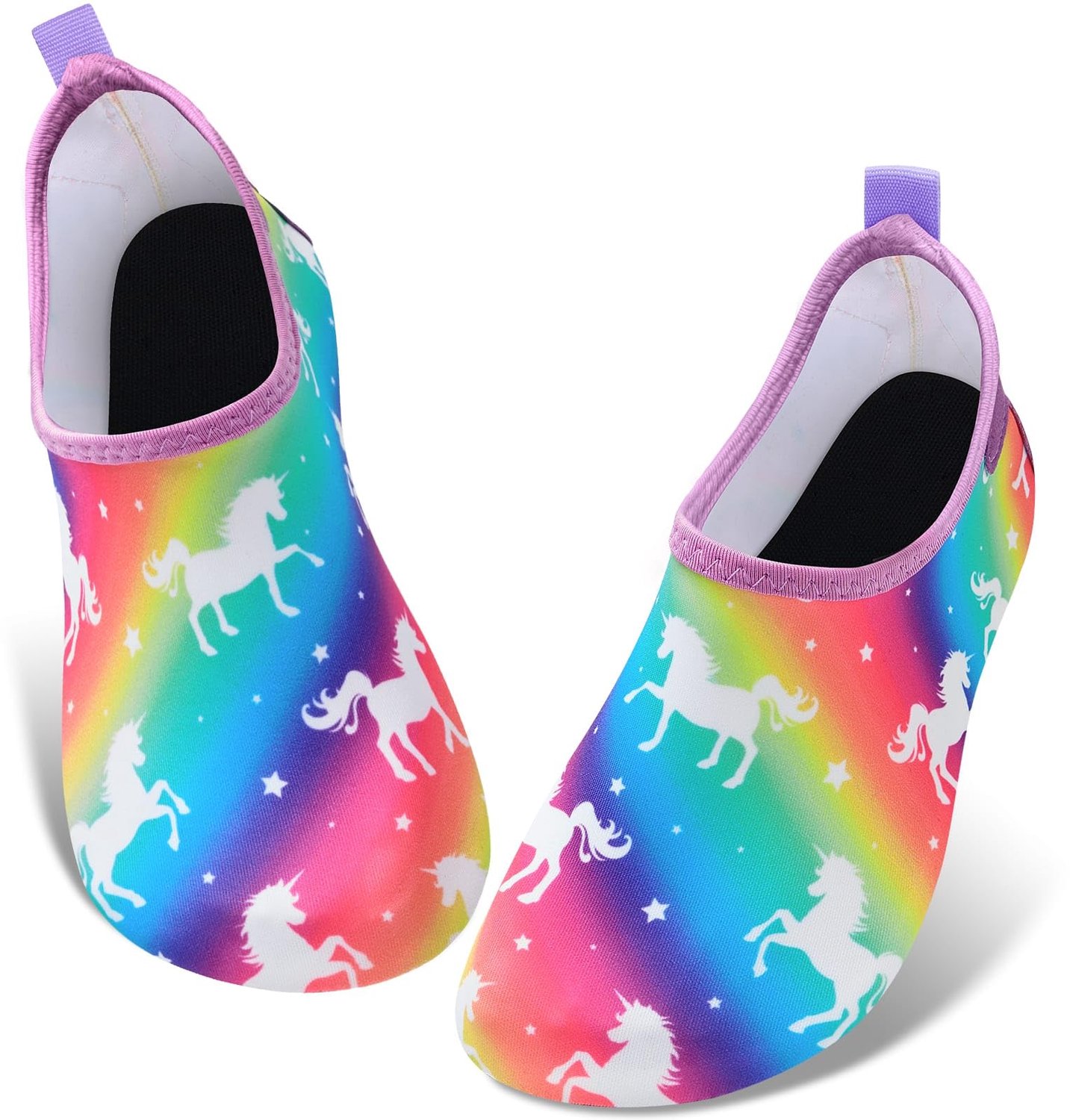 WAWSAM Waterschoenen voor kinderen, meisjes, aquaschoenen, zwemschoenen, sneldrogend, blote voetschoenen - ShopVlot