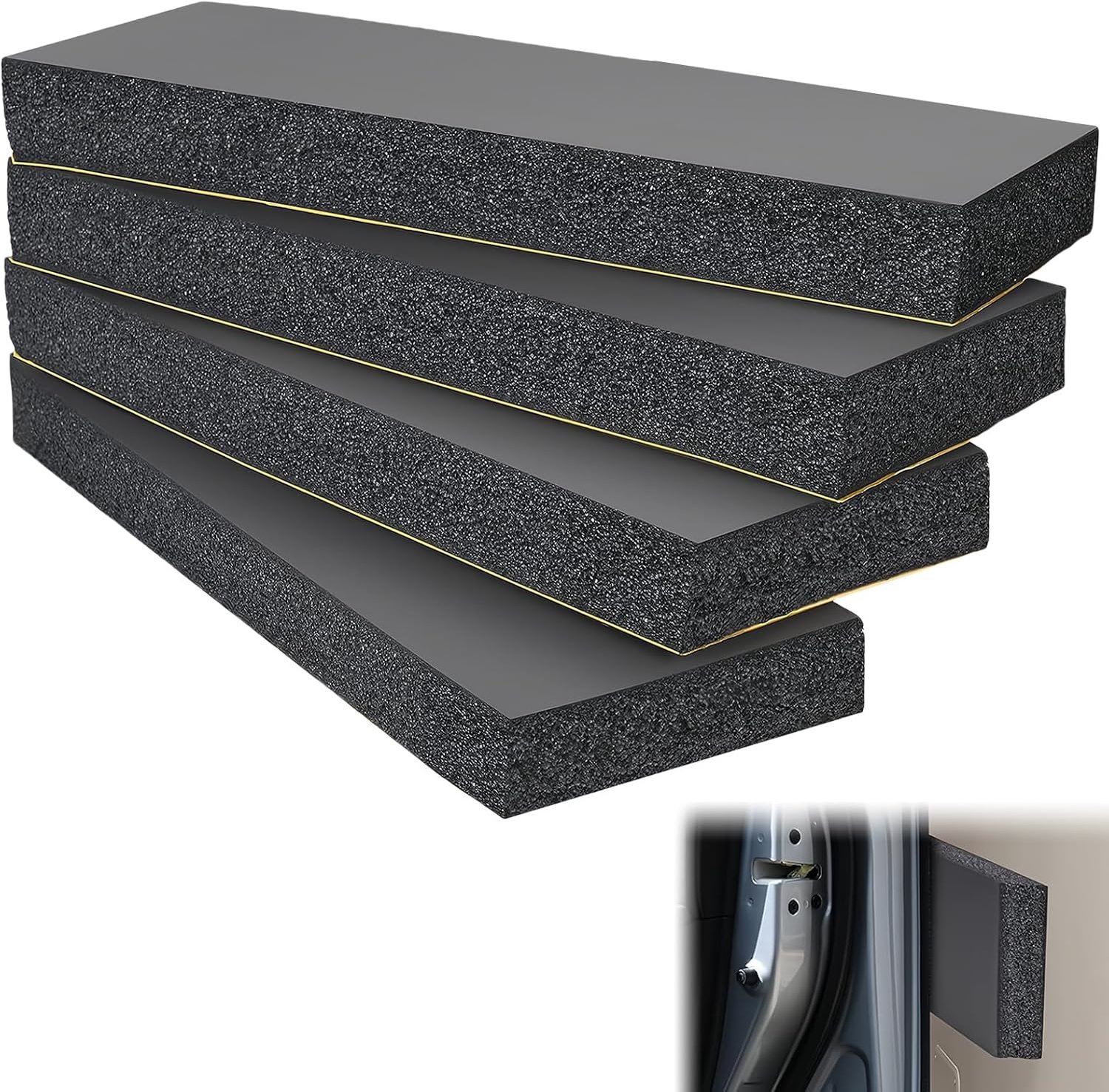 Garage wandbeschermers 30 x 10 x 3 cm - EVA-schuim - zelfklevend - eenvoudige installatie - ShopVlot