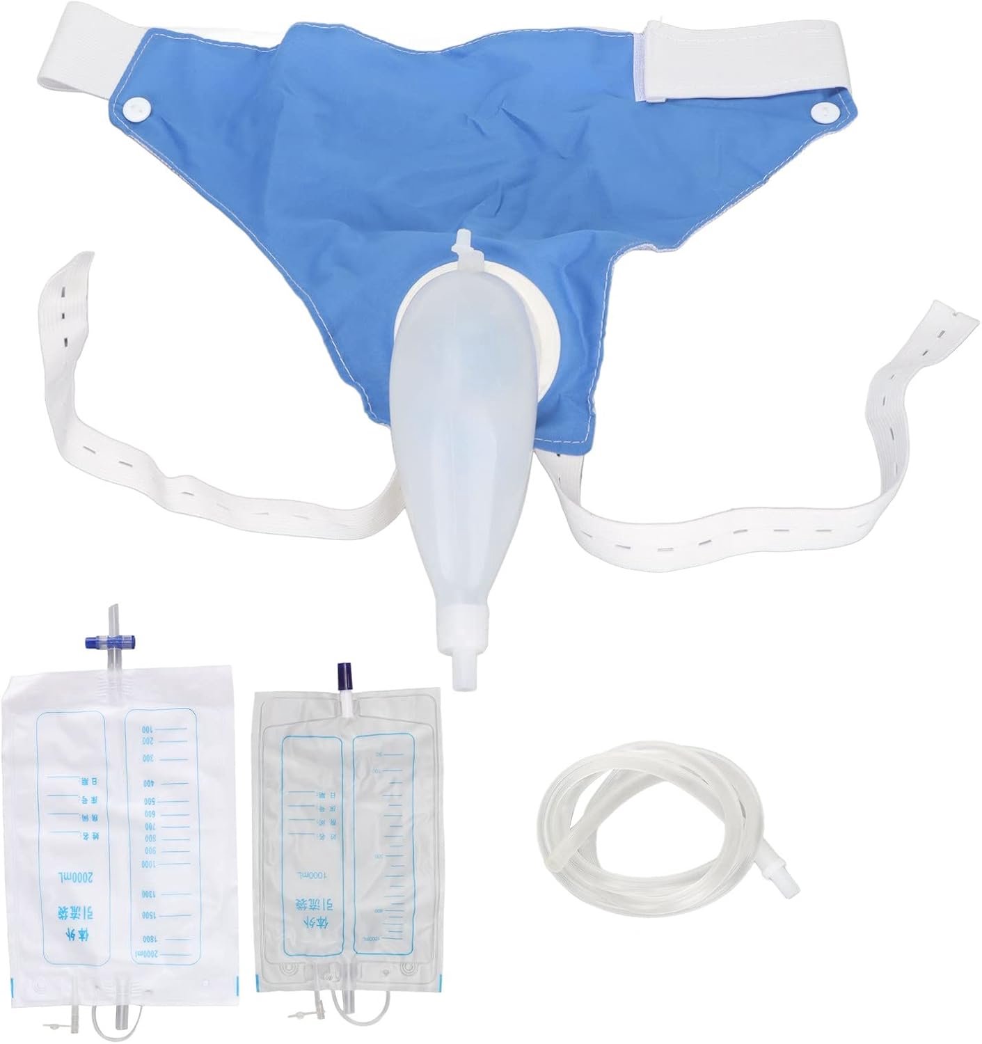 Urinedrainagezak, 1000 ml, 2000 ml, siliconen urineverzamelaar, urinoir pee houder