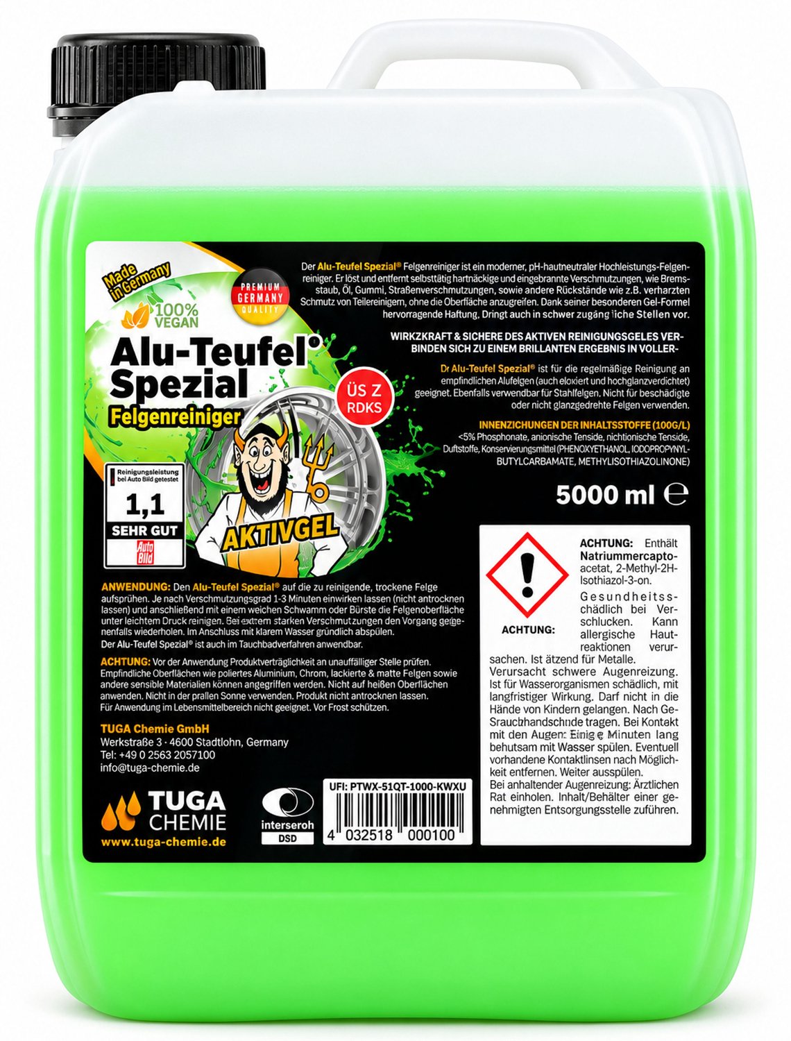 Tuga Chemie Alu-Teufel Spezial Velgenreiniger - 5 liter