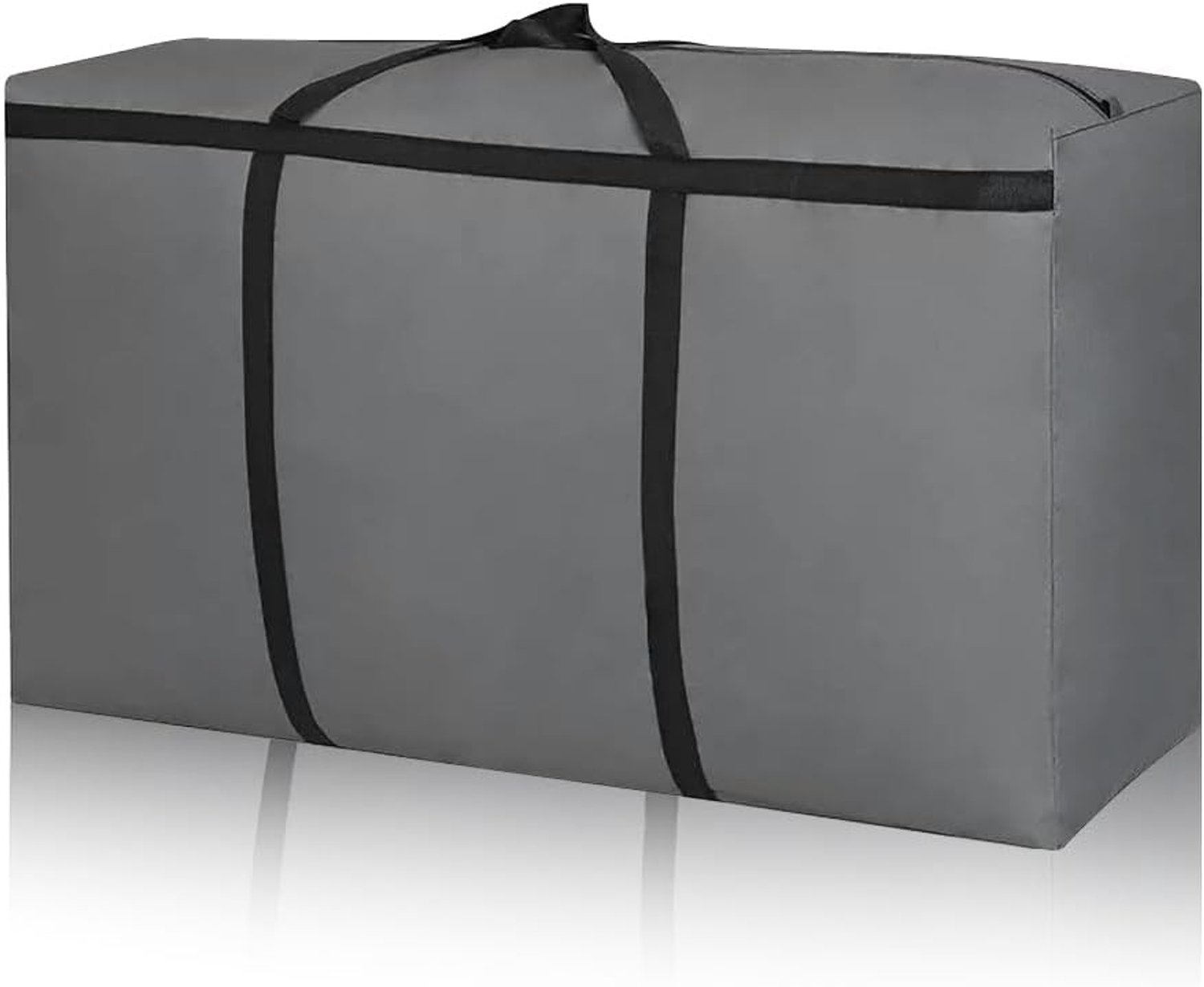 Grote opbergzak van 180 liter in grijs, ideaal voor opslag van kleding, speelgoed en dekens