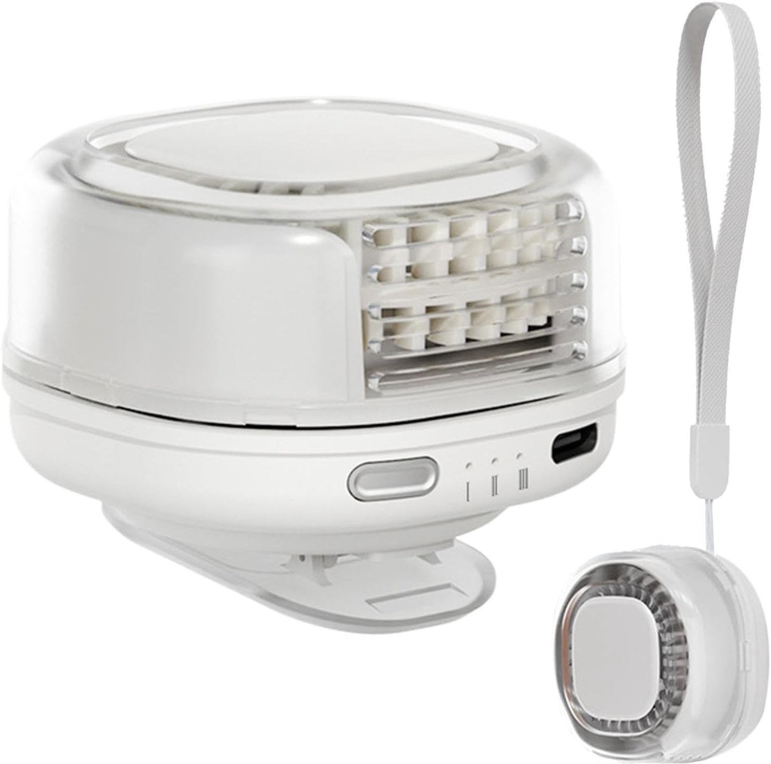 Kledingventilator Stille, oplaadbare ventilator met meerdere snelheden