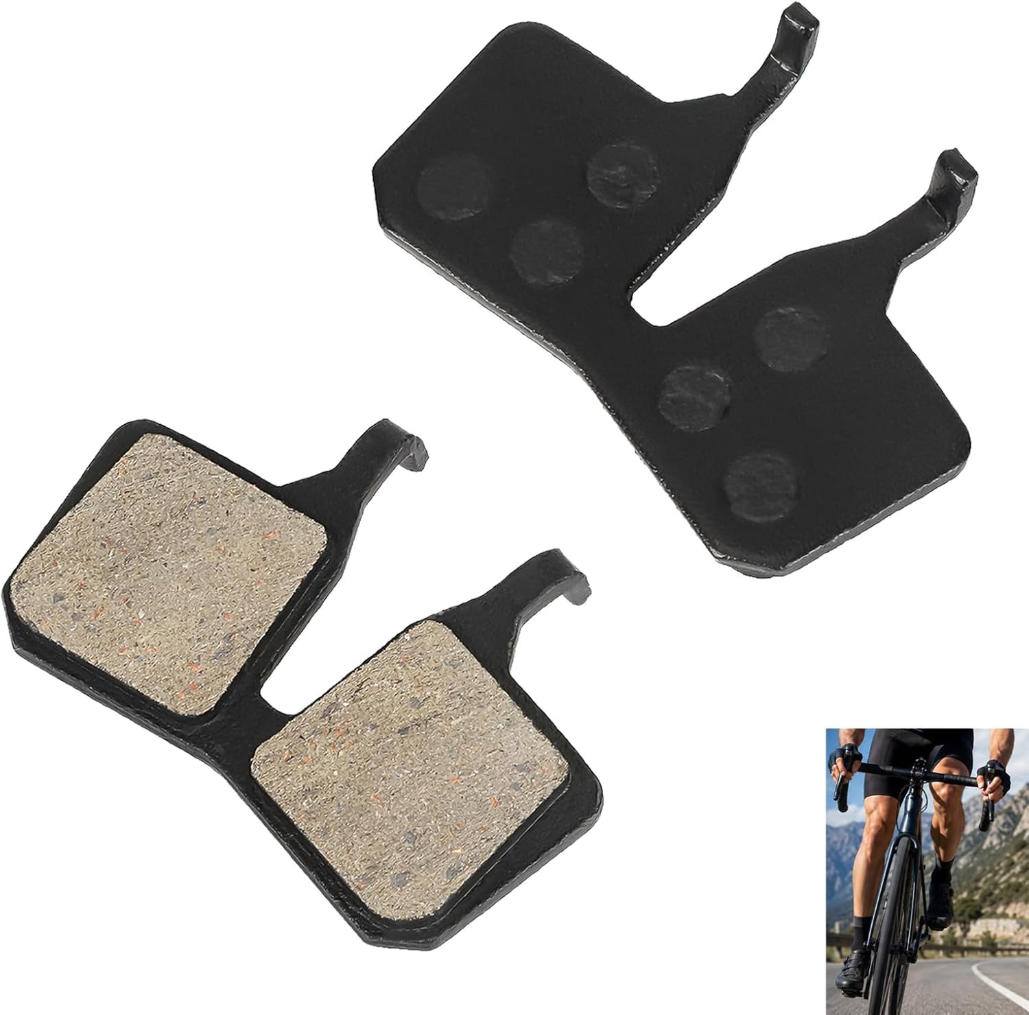 1 paar remblokken voor Magura MT MT5 MT7 Trail CMe5 MT Thirty type 9.S, organische schijfremblokken voor MTB en e-bike, sterke remkracht, stille loop, duurzame reservevoeringen