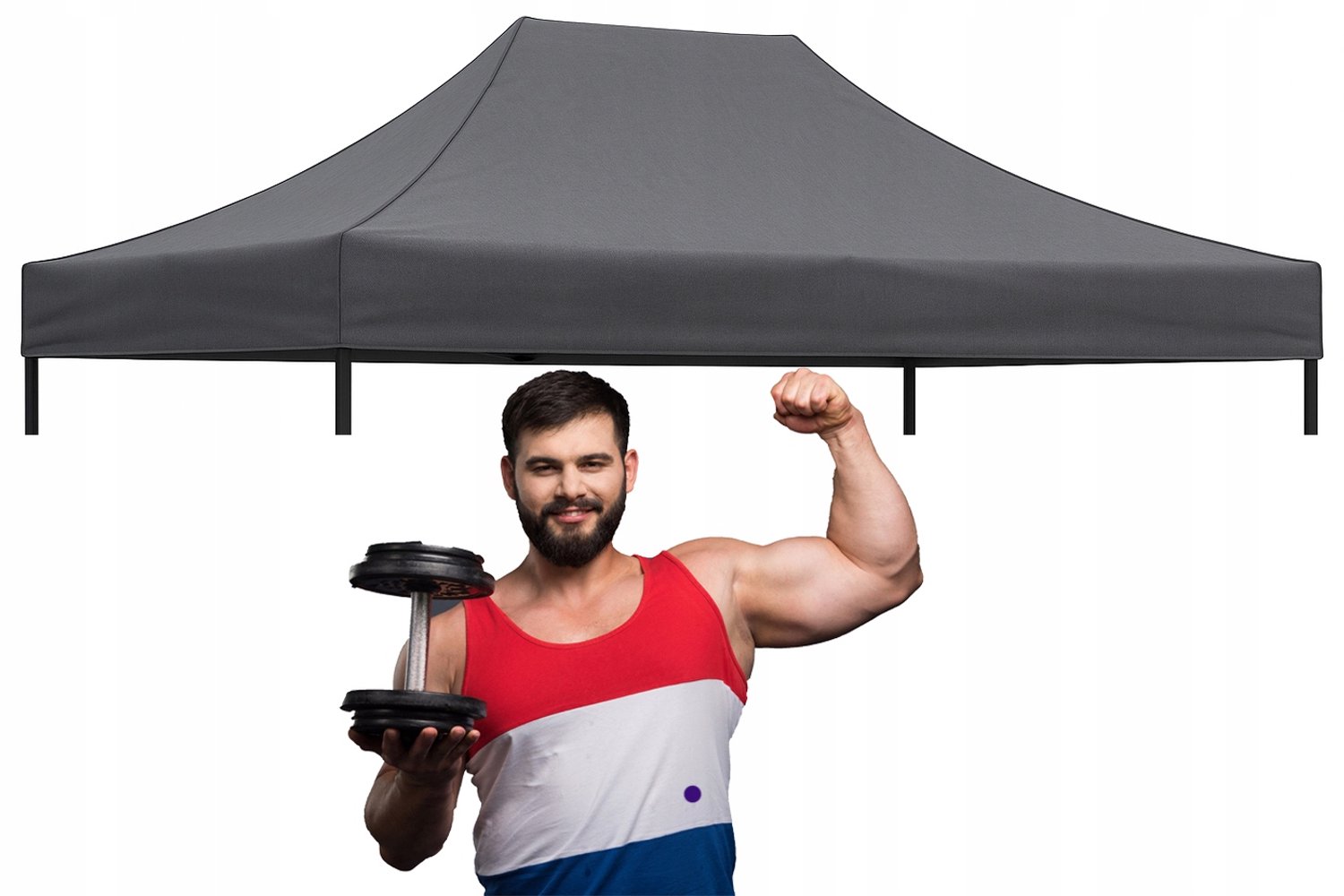 Dakzeil 3x4,5m 420g/m² 840D Waterdicht voor Partytent - Diverse Kleuren