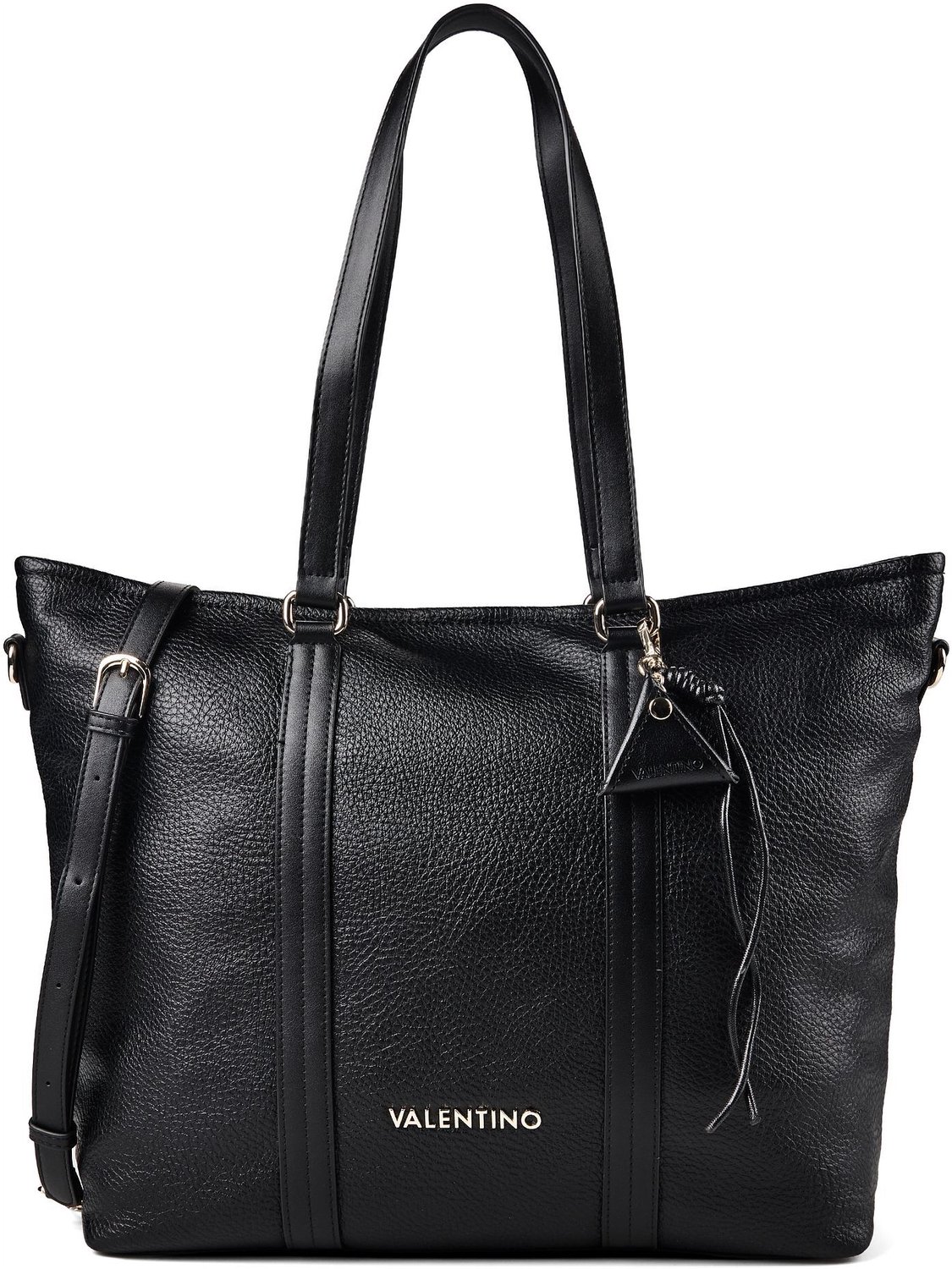 VALENTINO shopper laptoptas met laptopvak Maury Shopping Bag Nero zwart