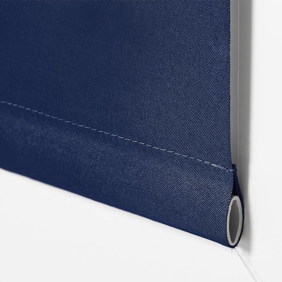Sonello Verduisterend Rolgordijn Zonder Boren 120 x 130 cm Donkerblauw — afbeelding 3
