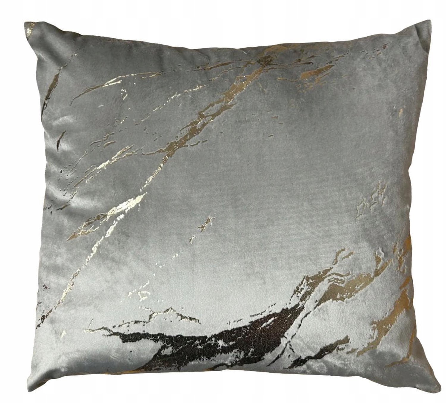 Decoratieve Kussenhoes 40x40 cm - Zachte Velours met Gouden Print