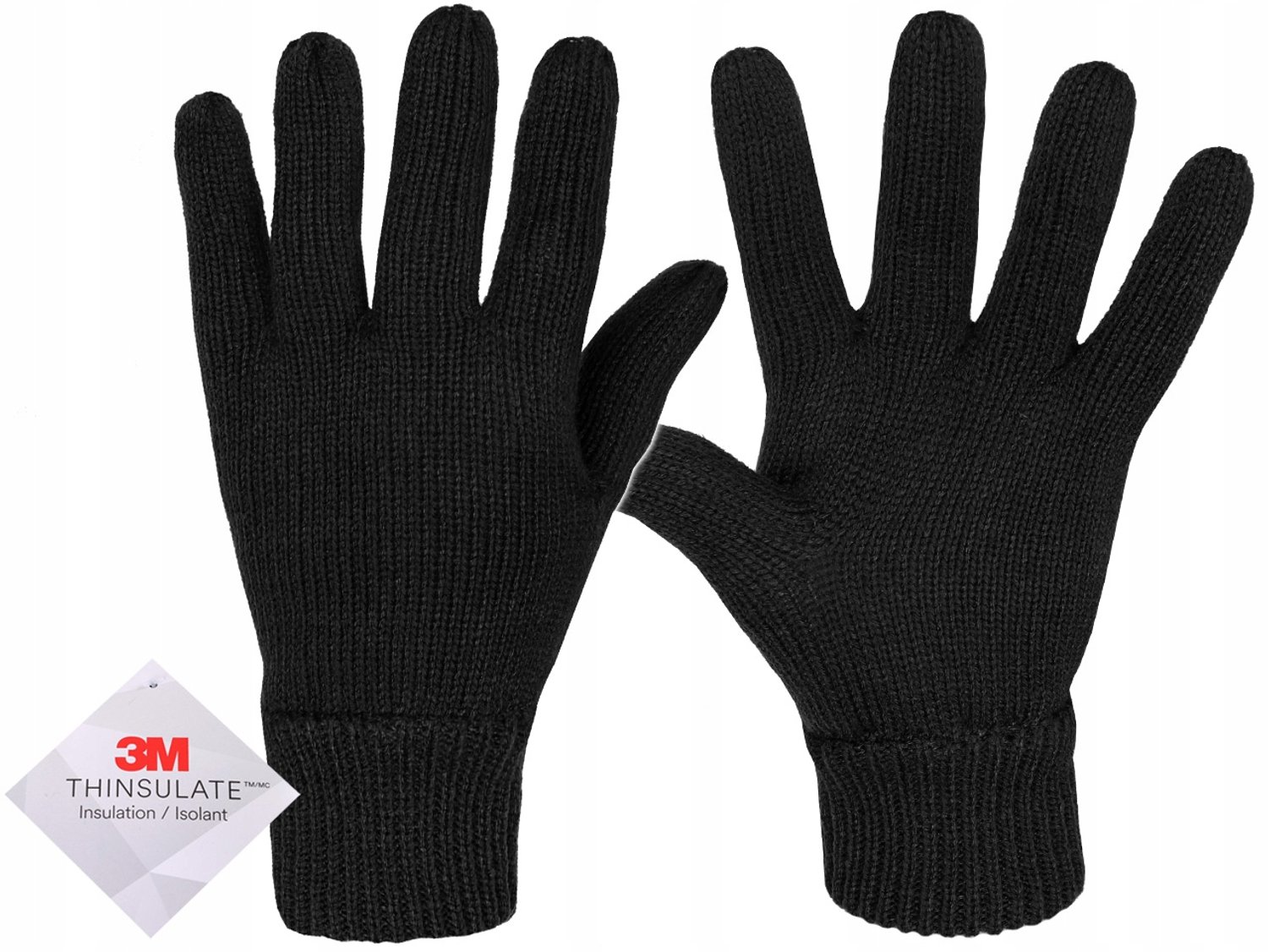Mil-Tec Winterhandschoenen Thinsulate Zwart Maat M