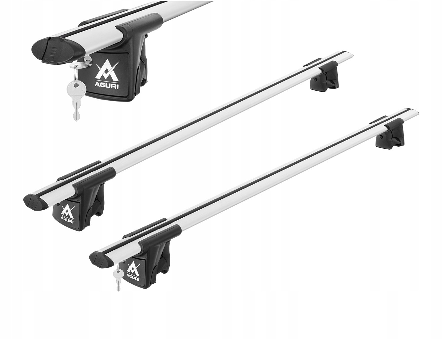 Aguri RUNNER R2 Dakdragerset Zilver voor Audi Q5 II (2017-)