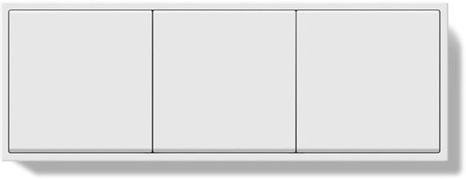 Inbouwlichtschakelaar - Wandschakelaar met knop - Bediening van verlichting - Eenvoudige montage - 220 x 80 mm - Wit