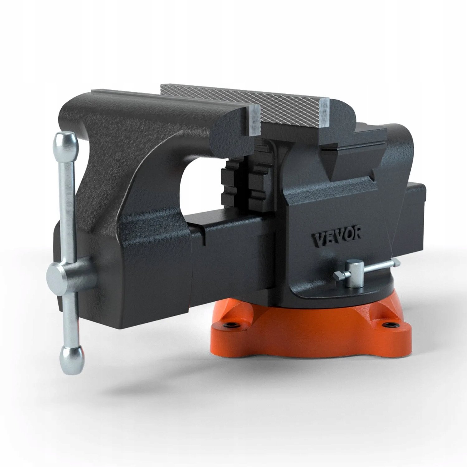 Draaibaar Werkplaatspant 150mm met Aambeeld - 360° Rotatie