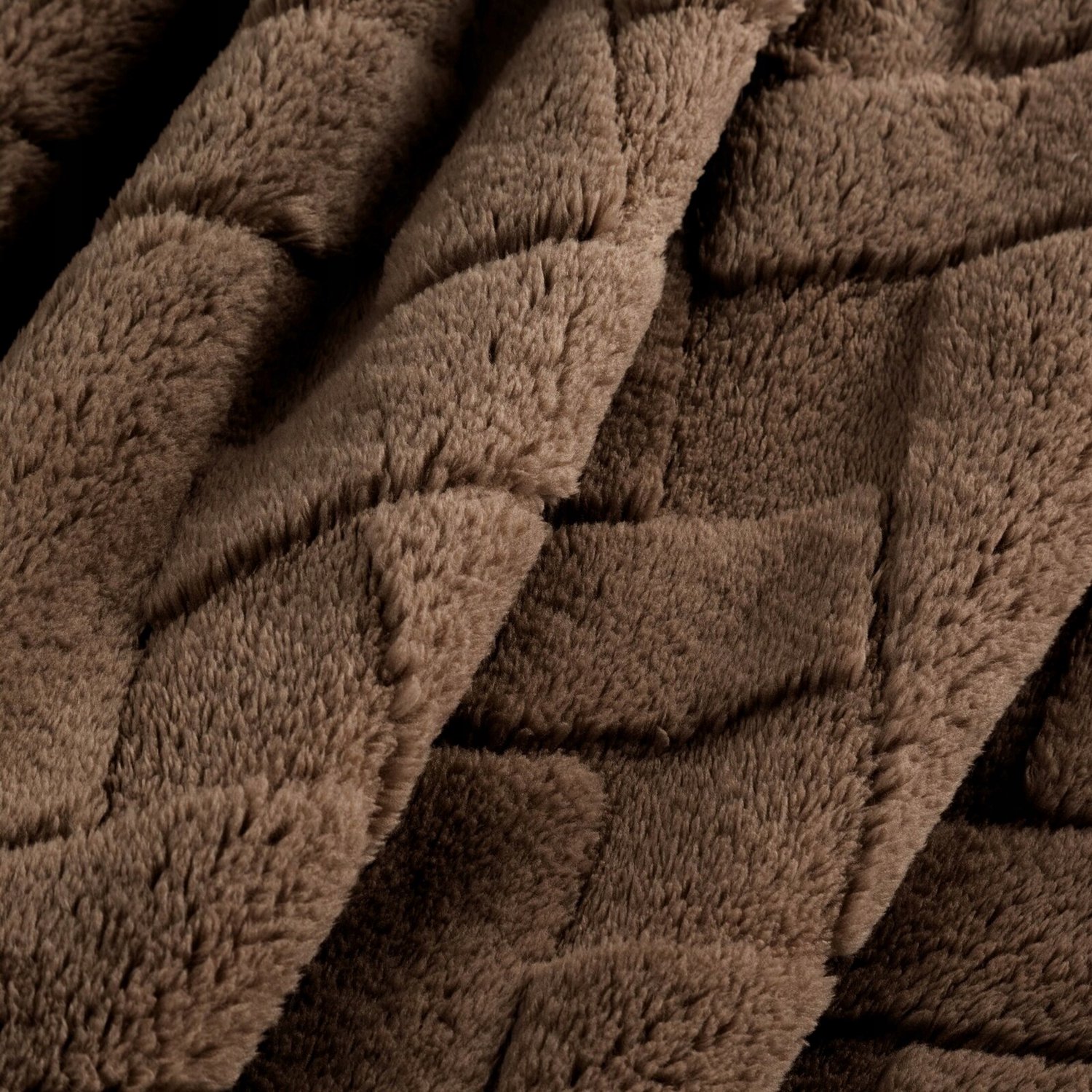 Zacht Pluche Deken 200x220 cm - Dik & Warm in Bruin