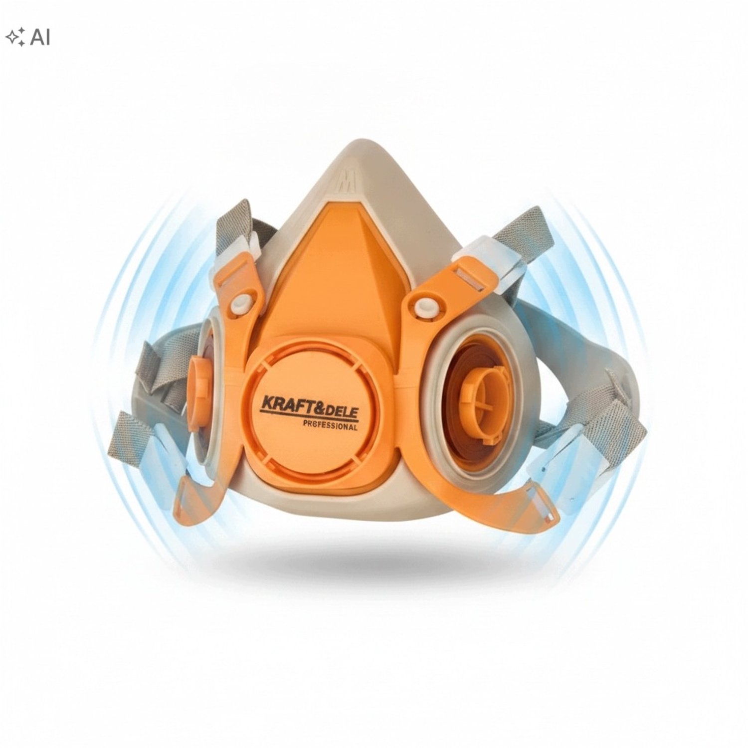 Professionele Verfmasker met Filters - Ademhalingsbescherming Maat L