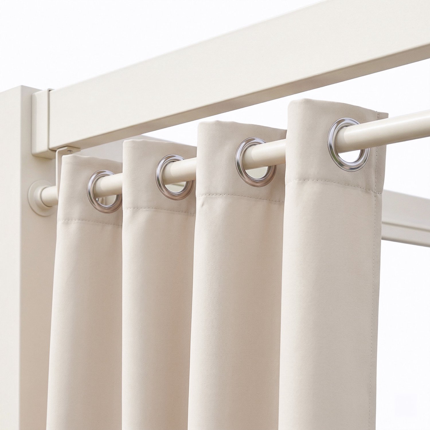Waterdichte Tuindoek 140x240cm Lichtbeige met Grommets