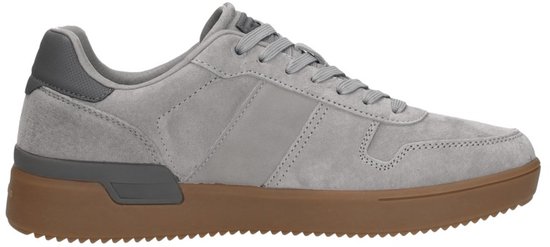 Björn Borg Spin Suede Sneaker Heren Lage Schoen Mannen - Grijs - Suede - Maat 43