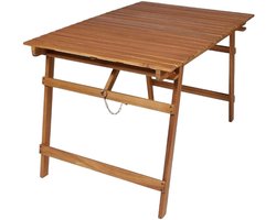 Human Comfort Foldable Table Gannat – Opvouwbare Tafel – 100 x 68 cm – Acaciahout