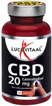 Lucovitaal CBD 20 mg Capsules 100% PUUR 90 capsules MAXI POT