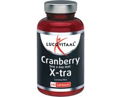 Lucovitaal Cranberry met X-tra Lactobacillus 240 capsules MAXI POT